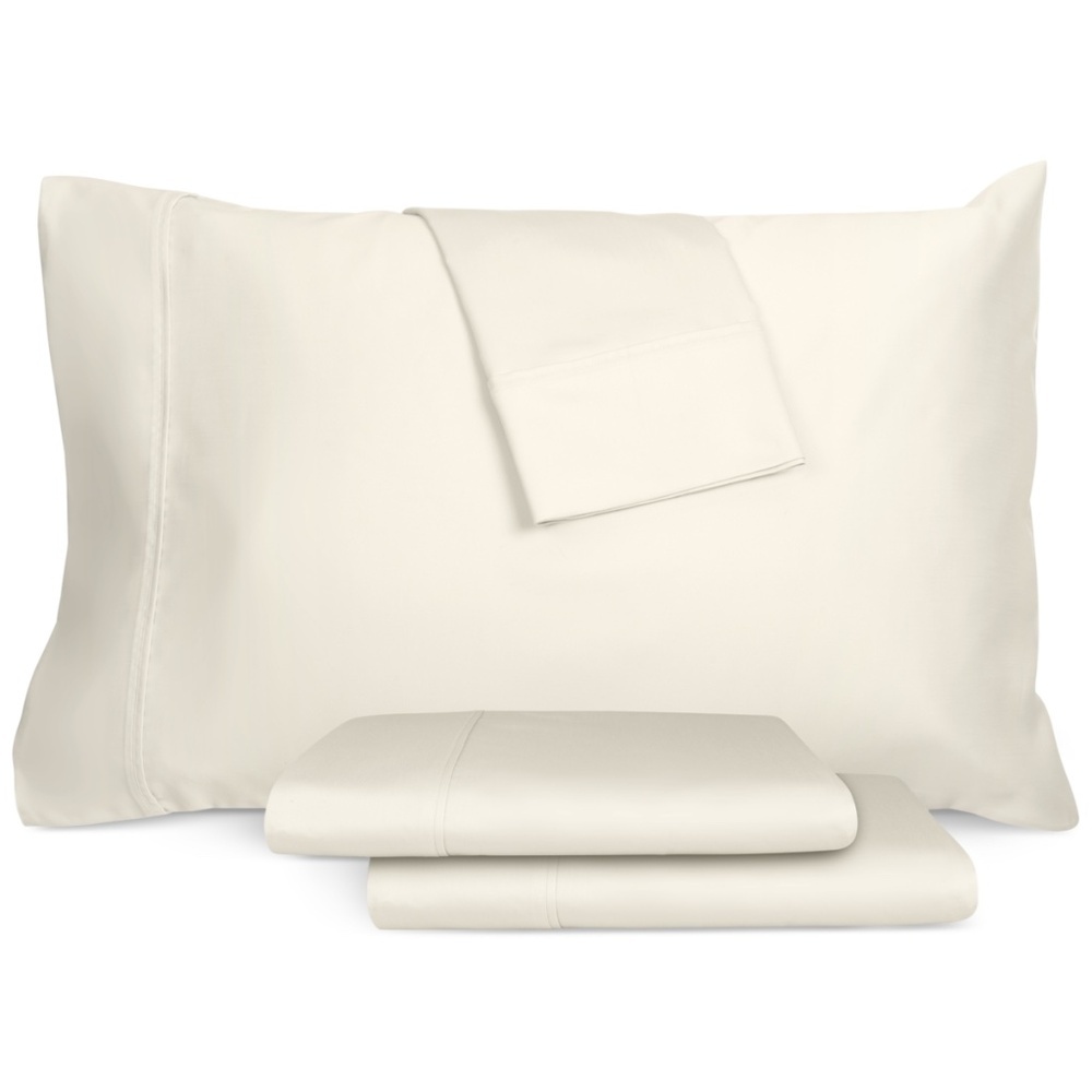 Beyond Green Organic Cotton 300-Thread Count Sateen 4-Pc. Sheet Set